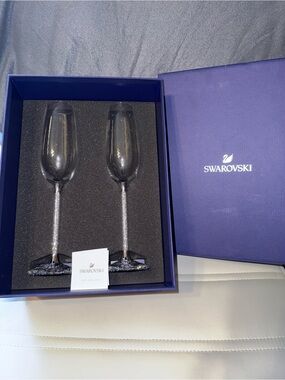 Swarovski Crystalline Toasting Flutes - Set of 2